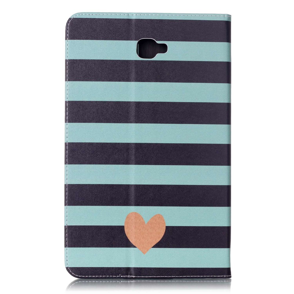 Case Samsung Galaxy Tab A 10.1 (2016) T580 T585 #เคสฝาพับหนัง PU พิมพ์ลาย มีช่องเสียบบัตร