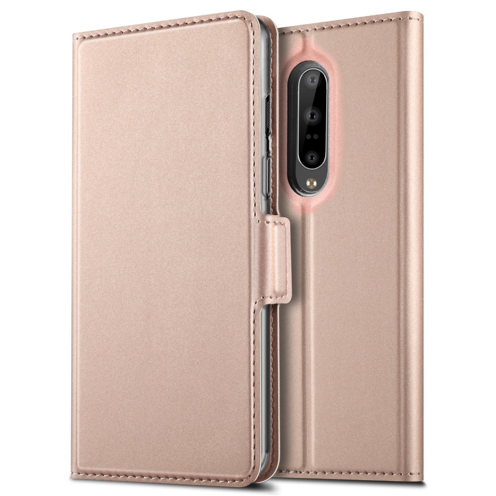 Case OnePlus 7 Pro #เคสฝาพับหนัง PU มีช่องใส่บัตรปิดอัตโนมัติ Auto-absorbed Leather Stand Card Slot