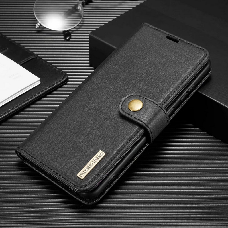 Case iphone X / iPhone XS#เคสฝาพับสไตล์กระเป๋าสตางค์แบบแยกส่วน DG.MING Detachable 2-in-1 Wallet Split Leather