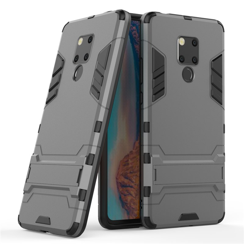 เคส Huawei Mate 20 X #เคสฝาหลังพลาสติก ไฮบริด TPU + Kickstandสีสันสวยงามทันสมัย