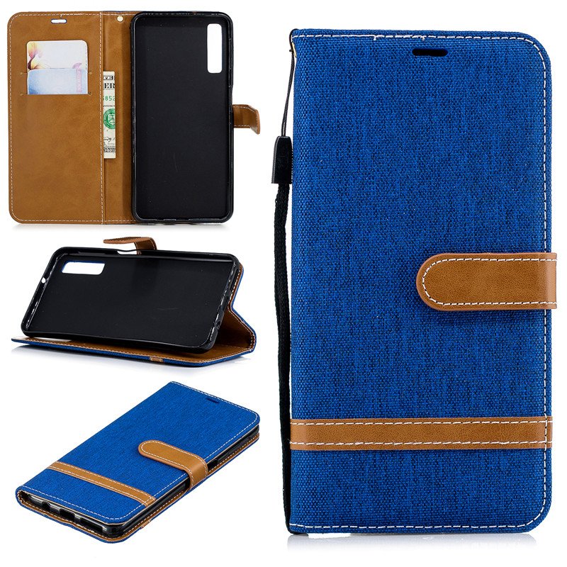 Case Huawei P30 #เคสฝาพับหนัง PU พร้อมสายคล้องมือ สีสันสวยงามทันสมัย