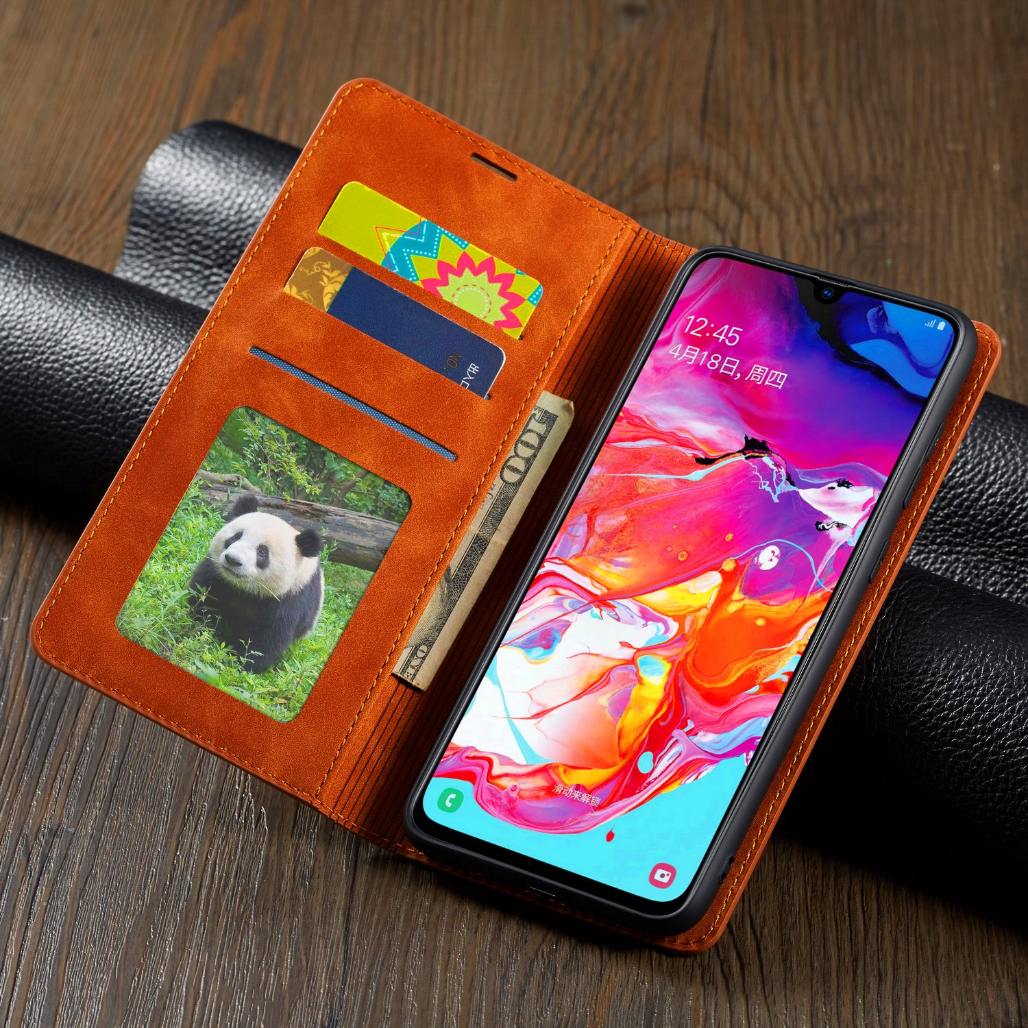 Case iPhone 13 Pro Max#เคสฝาพับแบบกระเป๋าสตางค์ FORWENW Leather Wallet Case