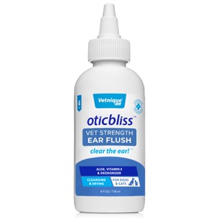 Oticbliss® Cleansing & Drying Ear Flush for Dogs and Cats, 118ml ทำความสะอาด ล้าง หยอด หู สำหรับสุนัขและแมว