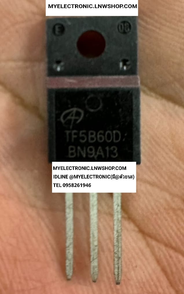 ขาย TF5B60D ตัวถัง TO-220F ยี่ห้อ TF5B60 D ราคา ตัวละ . . . . หน่วย บาท