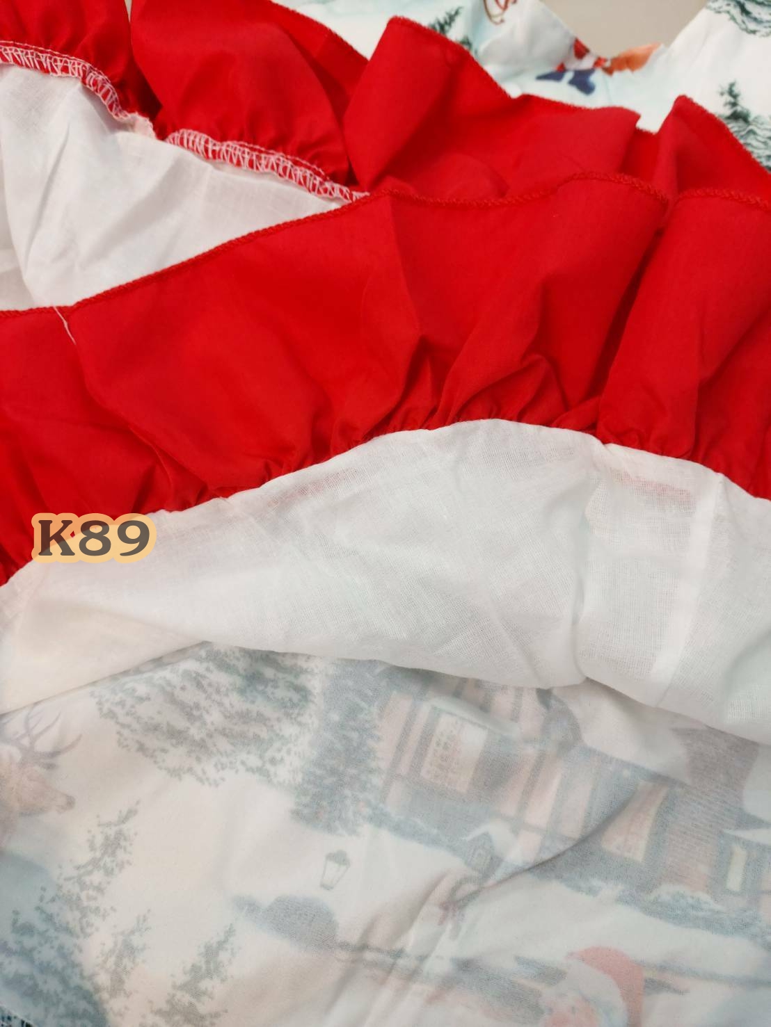 ชุดเด็กหญิง คริสมาสต์แนววินเทจ