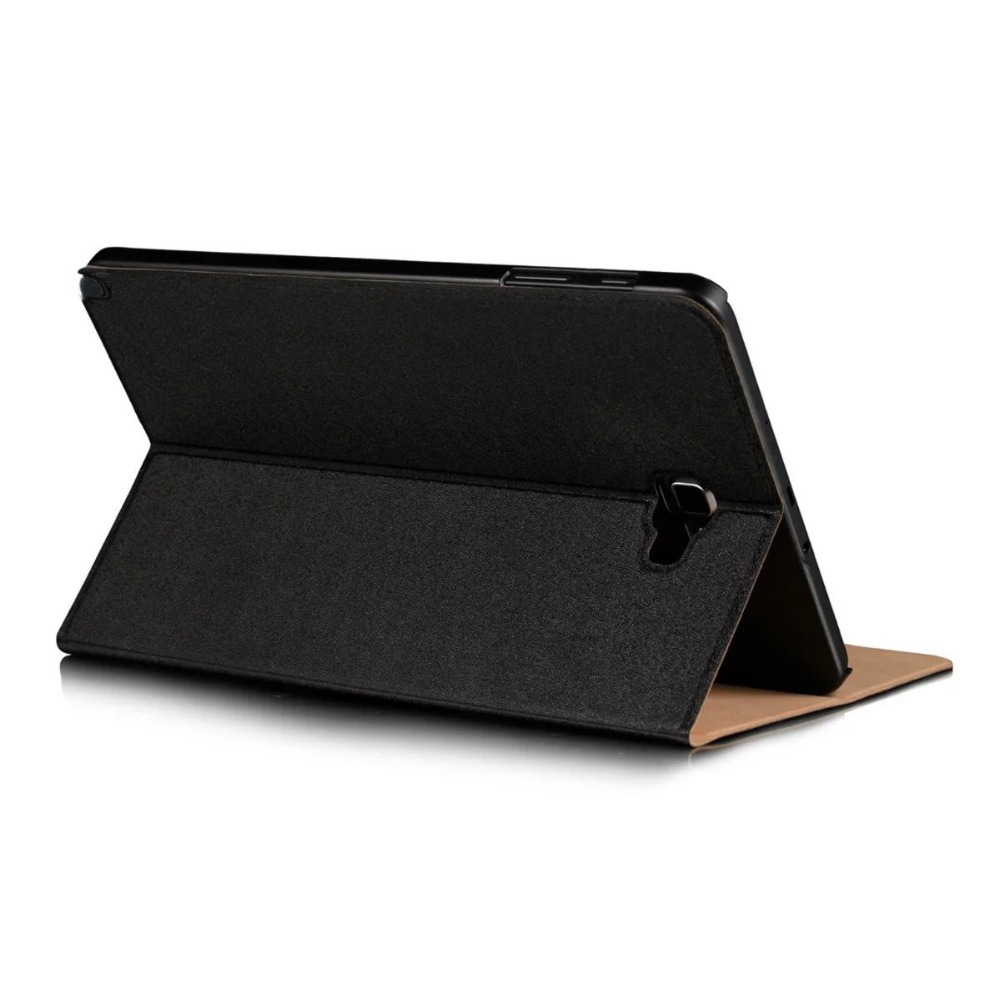 เคส Samsung Galaxy Tab A 10.1 (2016) with S Pen P580 P585 #เคสฝาพับหนัง PU Sand-like Texture Stand Smart Leather