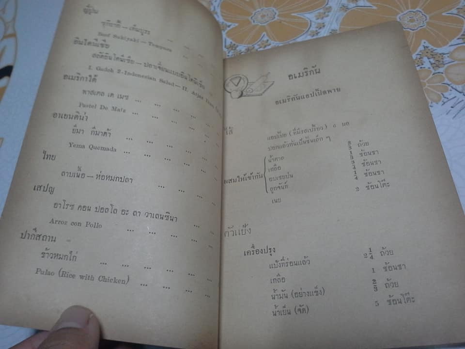 อาหารนานาชาติ -ตำราอาหารเก่า พิมพ์เนื่องในงานชุมนุมแม่บ้านครั้งที่ 3 โรงเรียนการเรือน พระนคร **สินค้าหมด**