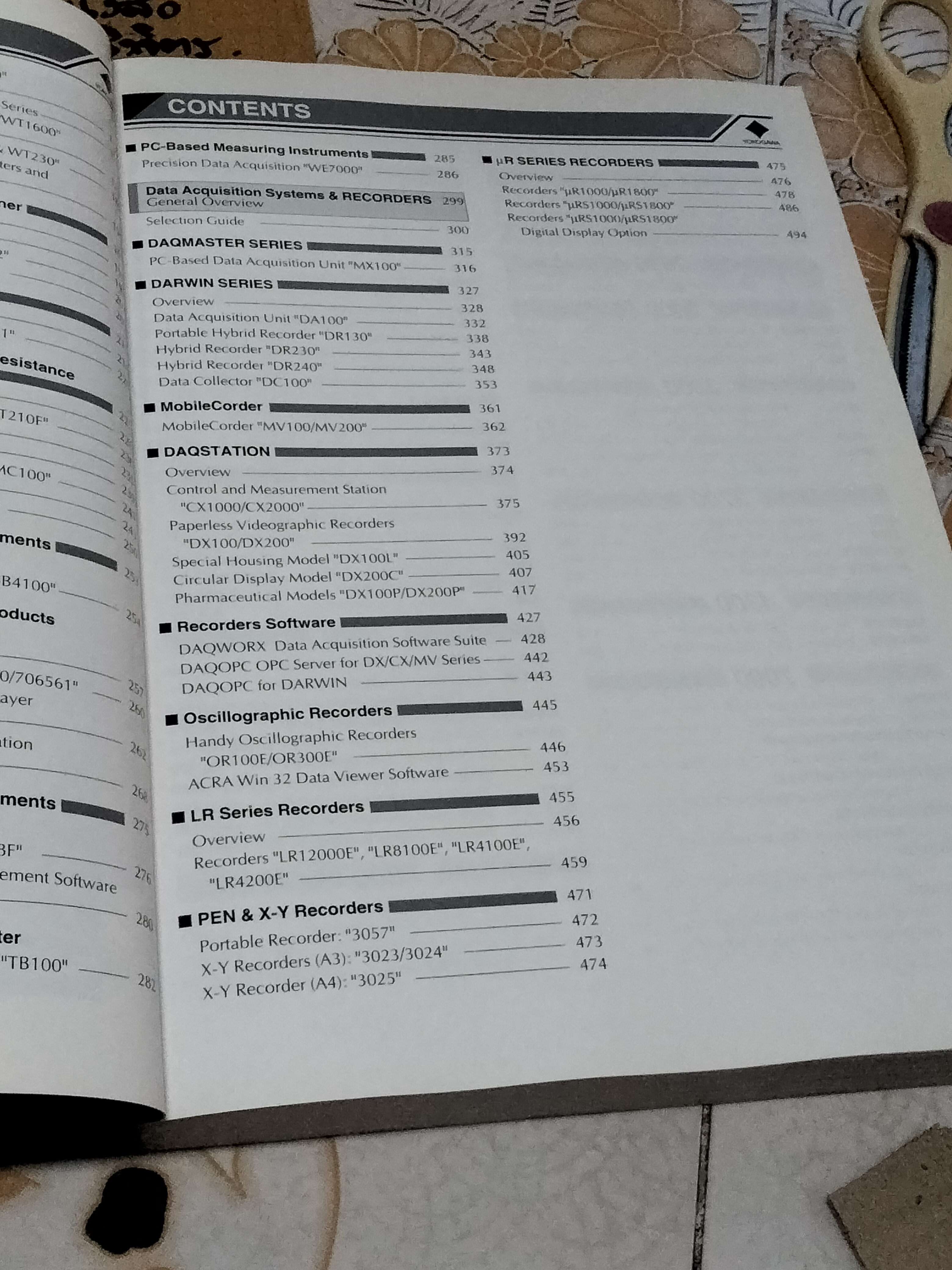 Yokogawa Test & Measurement Instruments Manual 2004-2005