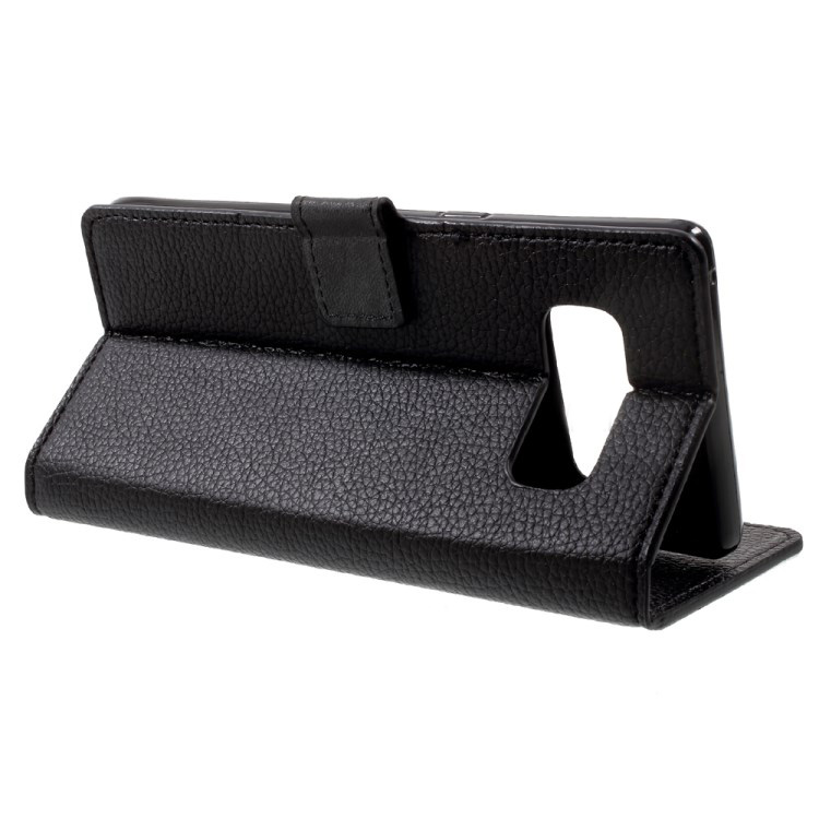 Case Samsung Galaxy Note 8 #เคสฝาพับหนัง PU ผิวลิ้นจี่ Litchi Texture Wallet