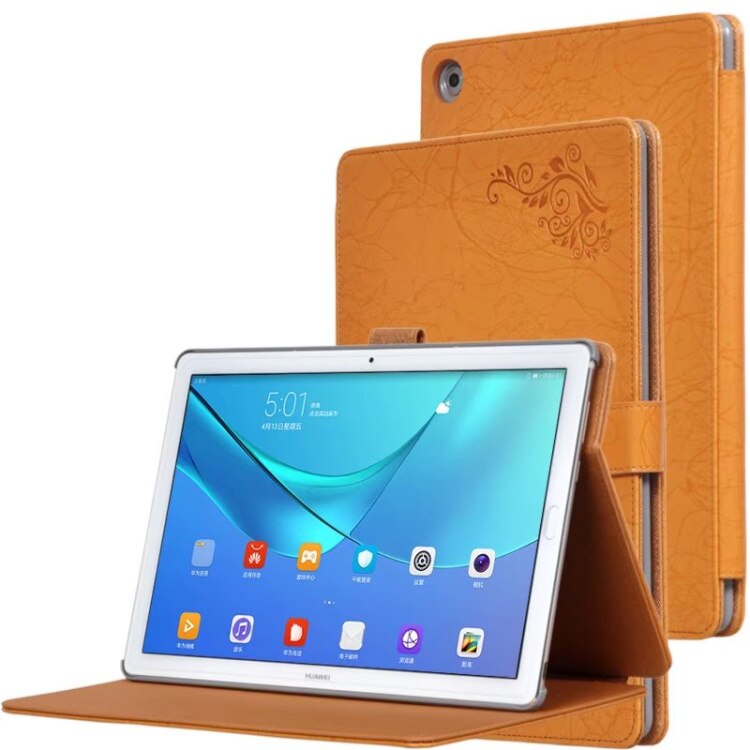 Case Huawei MediaPad M5 Pro 10.8 นิ้ว #เคสฝาพับหนัง PU พิมพ์ลาย Protective PU Leather Stnad Case