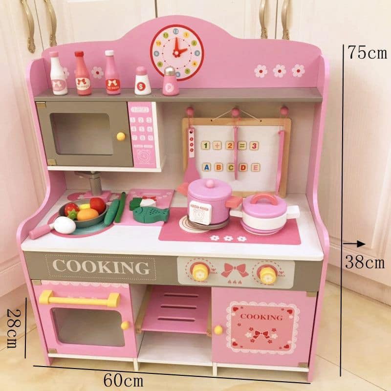 ชุดครัวไม้ใหญ่ อุปกรณ์ครบครัน