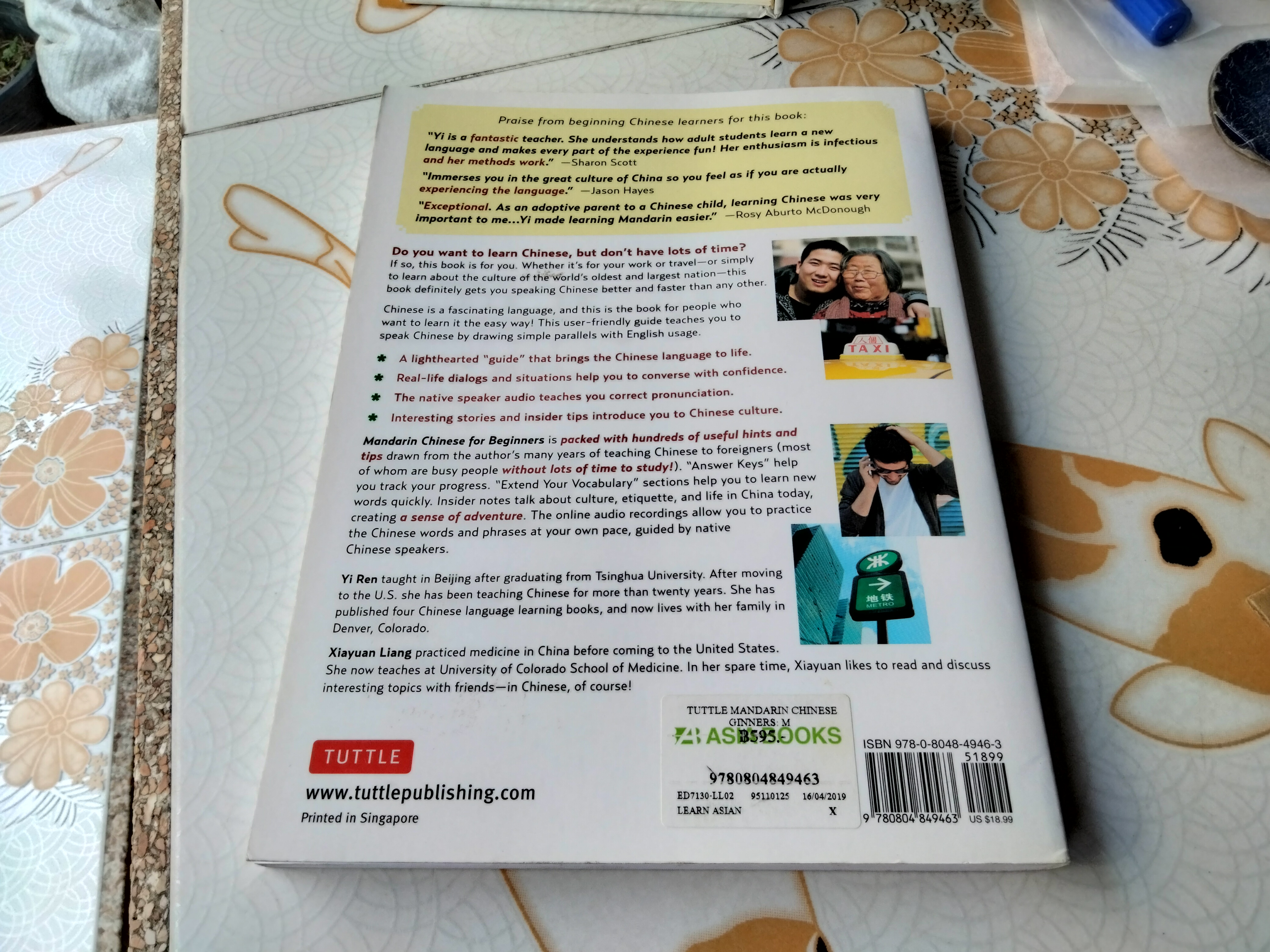 Tuttle : Mandarin chinese for beginner, second edition