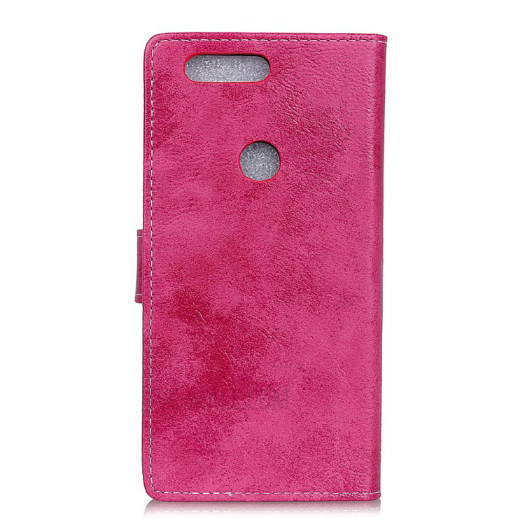 Case Xiaomi Mi 8 Lite #เคสฝาพับหนัง PU สไตล์ Retro มีช่องเสียบบัตร