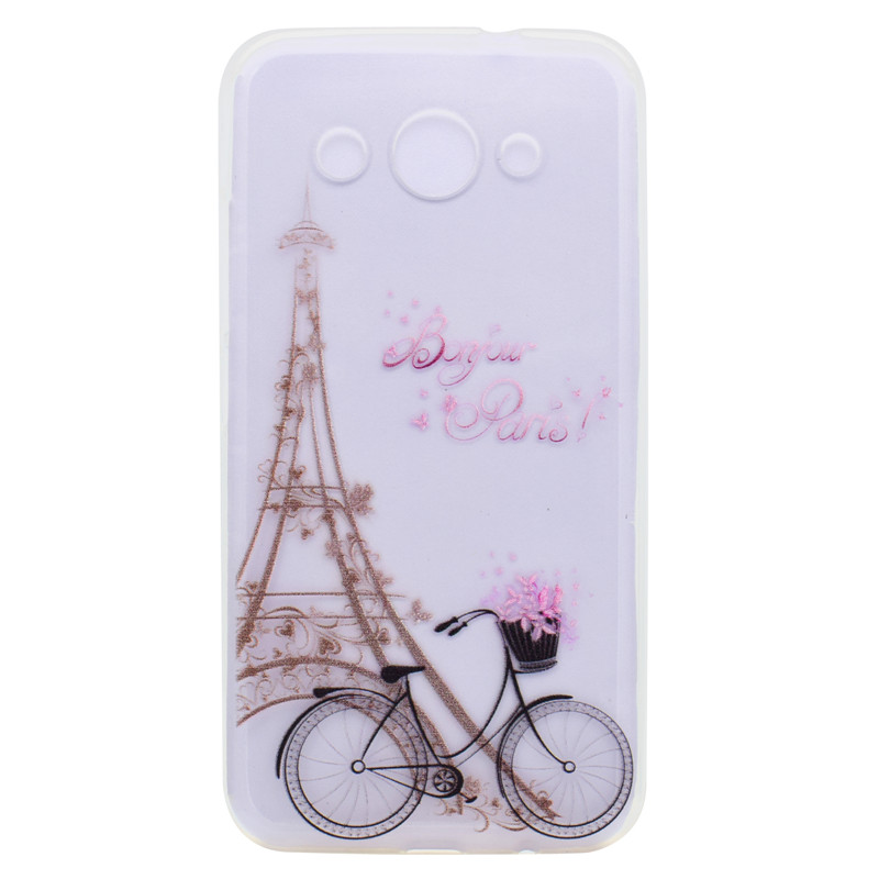 เคส Huawei Y3 (2017) #เคสฝาหลัง TPU ใสนิ่มพิมพ์ลายบิดงอได้ลวดลายสวยงาม