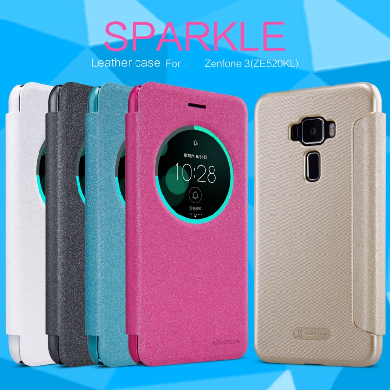 เคส Asus Zenfone 3 ZE520KL nillkinแท้ เคสฝาพับ รุ่น Sparkle Series ใช้งานสะดวก