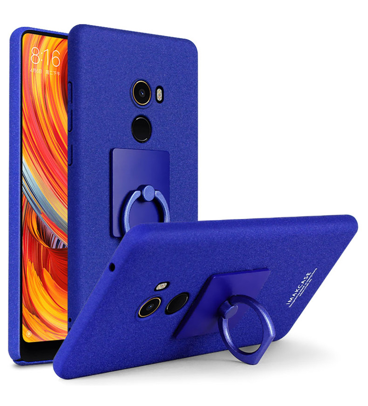 Case Xiaomi Mi Mix 2 #เคสฝาหลัง IMAK Cowboy พร้อมขาตั้งแหวน + ฟิล์มหน้าจอ