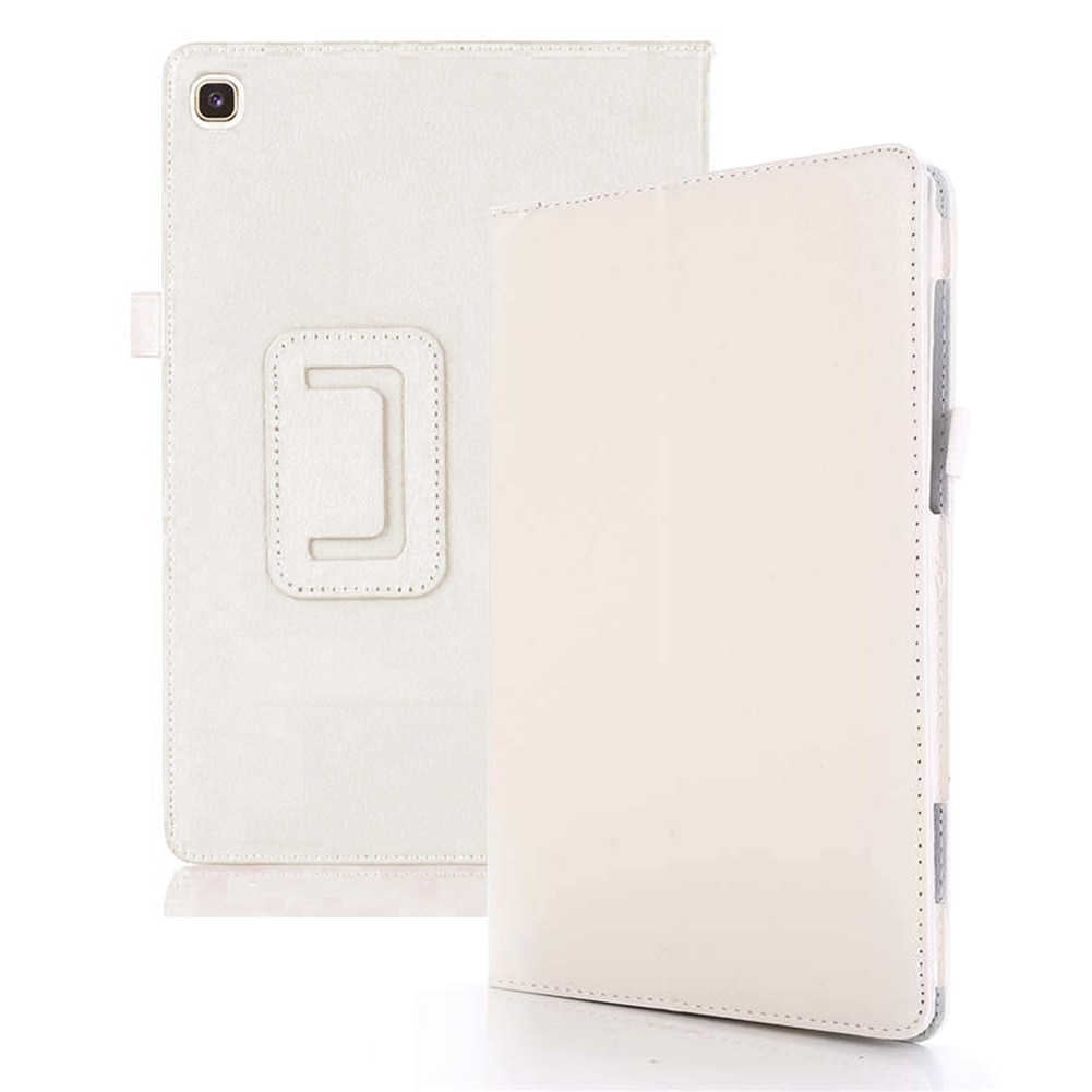Case Samsung Galaxy Tab S6 Lite 10.4 SM-P610 P615 P617 #เคสฝาพับหนัง PU ผิวลิ้นจี่ Litchi Texture Leather Stand Protective Case