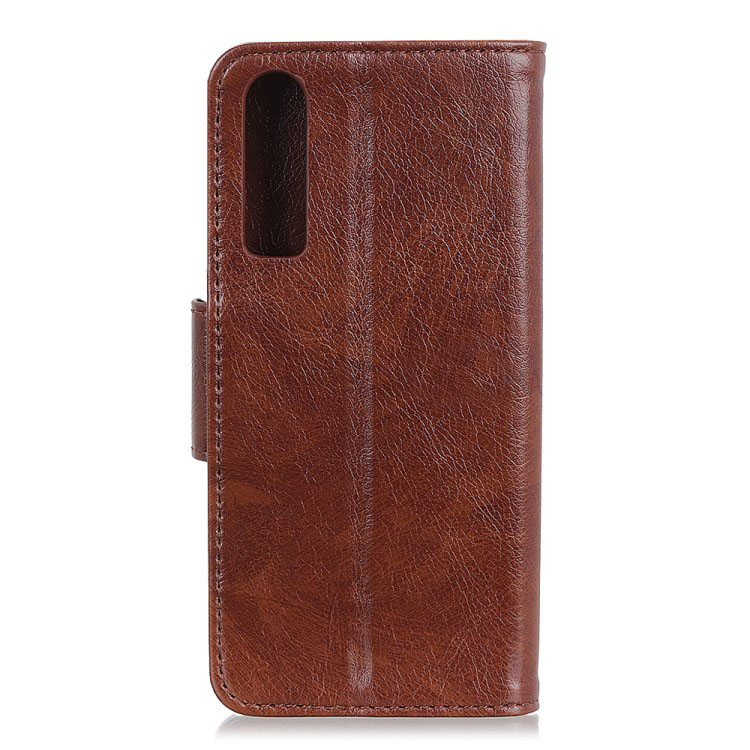เคส Huawei P30 #เคสฝาพับหนังแยกคุณภาพดี Textured Split Leather ราคาเบาๆสบายกระเป๋า
