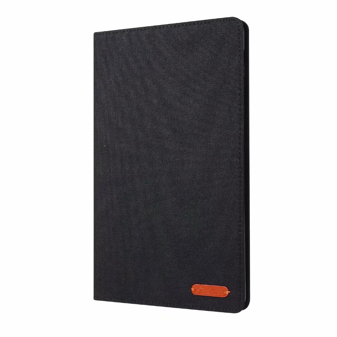 Case Samsung Galaxy Tab S5e SM-T720 SM-T725 #เคสฝาพับหนัง PU ผิวผ้าพับตั้งได้ Cloth Leather Wallet
