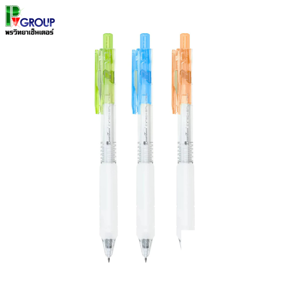 ปากกาลูกลื่น Quantum เจลลูลอยด์ ไซเทค 0.5 นํ้าเงิน จำนวน 1 ด้าม คละสี