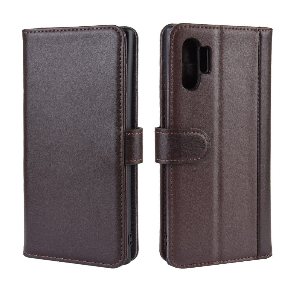 Case Samsung Galaxy Note 10+ #เคสฝาพับสไตล์กระเป๋าสตางค์รูปแบบหนังแยกมีช่องเสียบบัตรคุณภาพดี