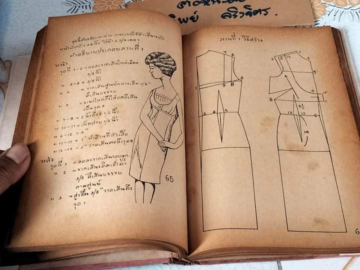 ตำราตัดเสื้อสตรี โดย พรเพ็ญ เรียนด้วยตนเอง มีภาพ 150 ภาพ **สินค้าหมด**