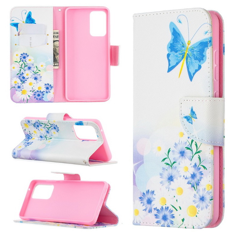 Case Samsung Galaxy A52/A52 5G/A52s 5G #เคสฝาพับกระเป๋าสตางค์หนัง PU พิมพ์ลาย Pattern Printing PU Leather Wallet