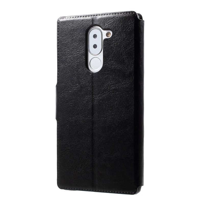 เคส Huawei GR5 2017 #เคสหนังฝาพับทันสมัย Crazy Horse Leather Card Slots