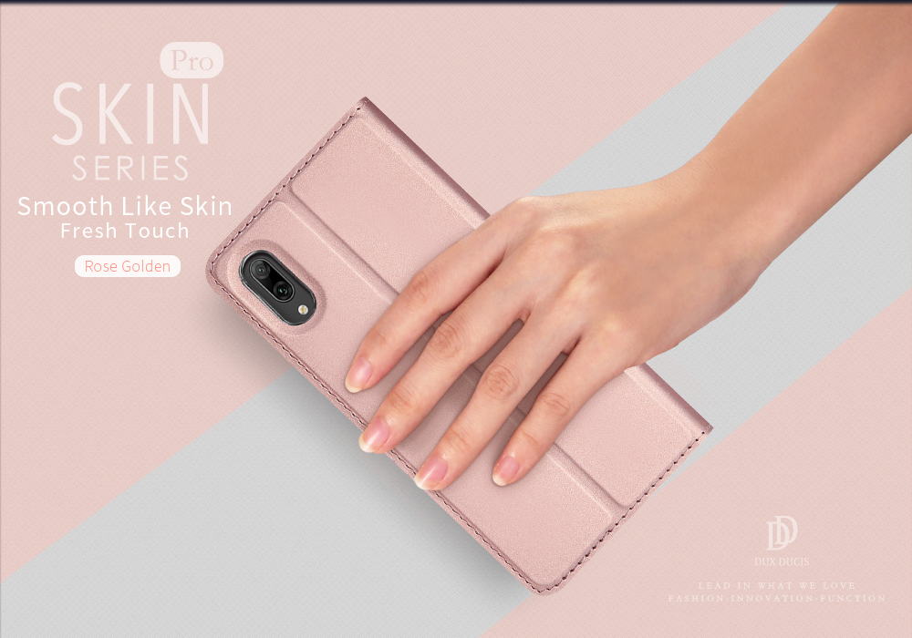 เคส Huawei Y7 Pro (2019) #เคสฝาพับ DUX DUCIS Skin Pro Series คุณภาพดีราคาถูก