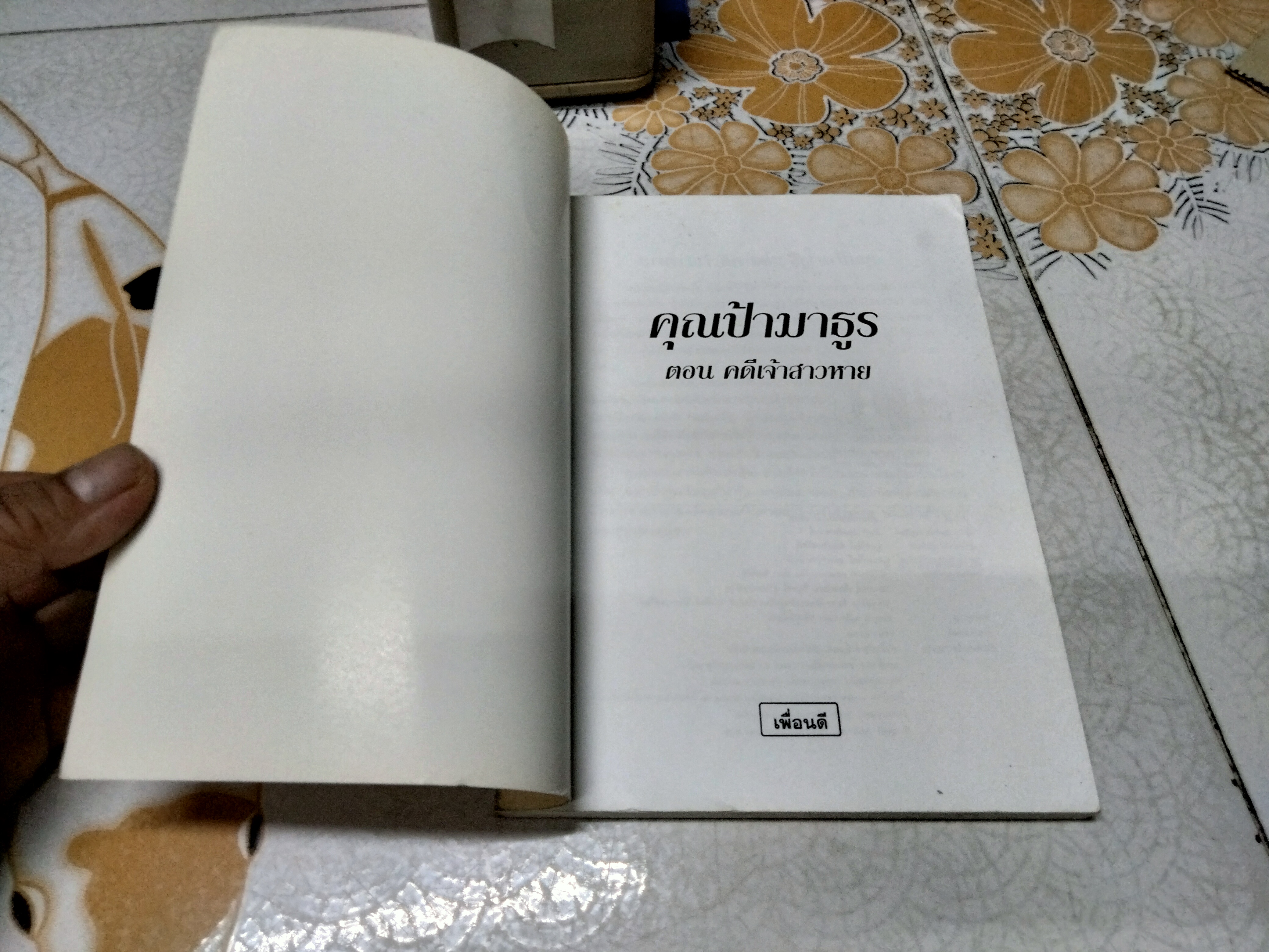 คุณป้ามาธูร ตอน คดีเจ้าสาวหาย โดย แก้วเก้า สำนักพิมพ์เพื่อนดี **สินค้าหมด**