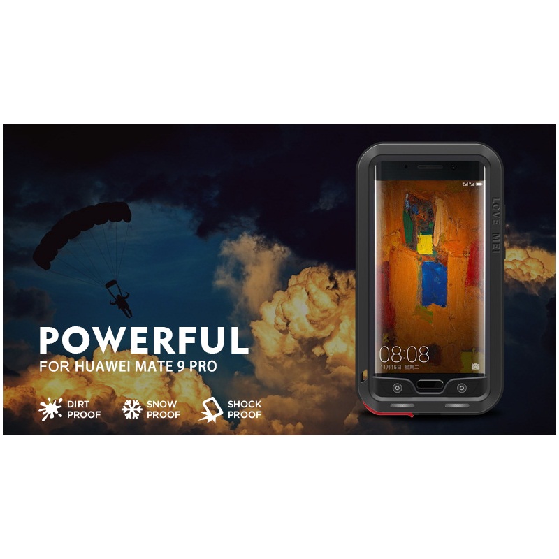 Case Huawei Mate 9 Pro/Mate 9 Porsche Design เคส LOVE MEI กรอบรับเบอร์กันฝุ่นแบบกันน้ำได้ดี