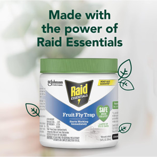 Raid® Essentials Fruit Fly Trap for Indoors 159 ml กับดักแมลงวัน สำหรับใช้ในบ้าน