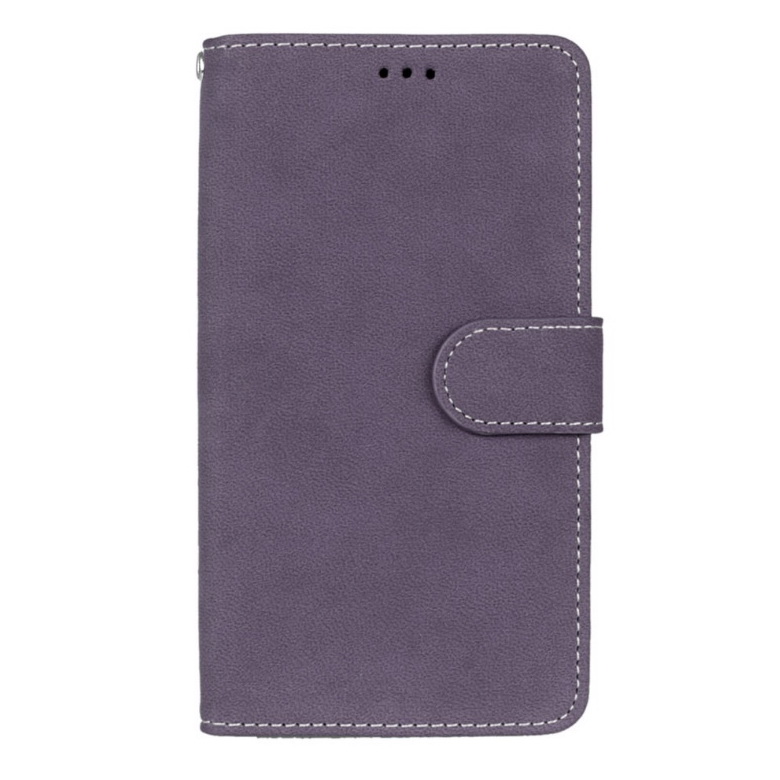 Case Samsung Galaxy A71 5G SM-A716F #เคสฝาพับหนัง PU ปกหนังสไตล์วินเทจผิวด้านแถบปิดแม่เหล็ก Vintage Matte Flip PU Leather Cover Magnetic Buckle Wallet Case Card Holder