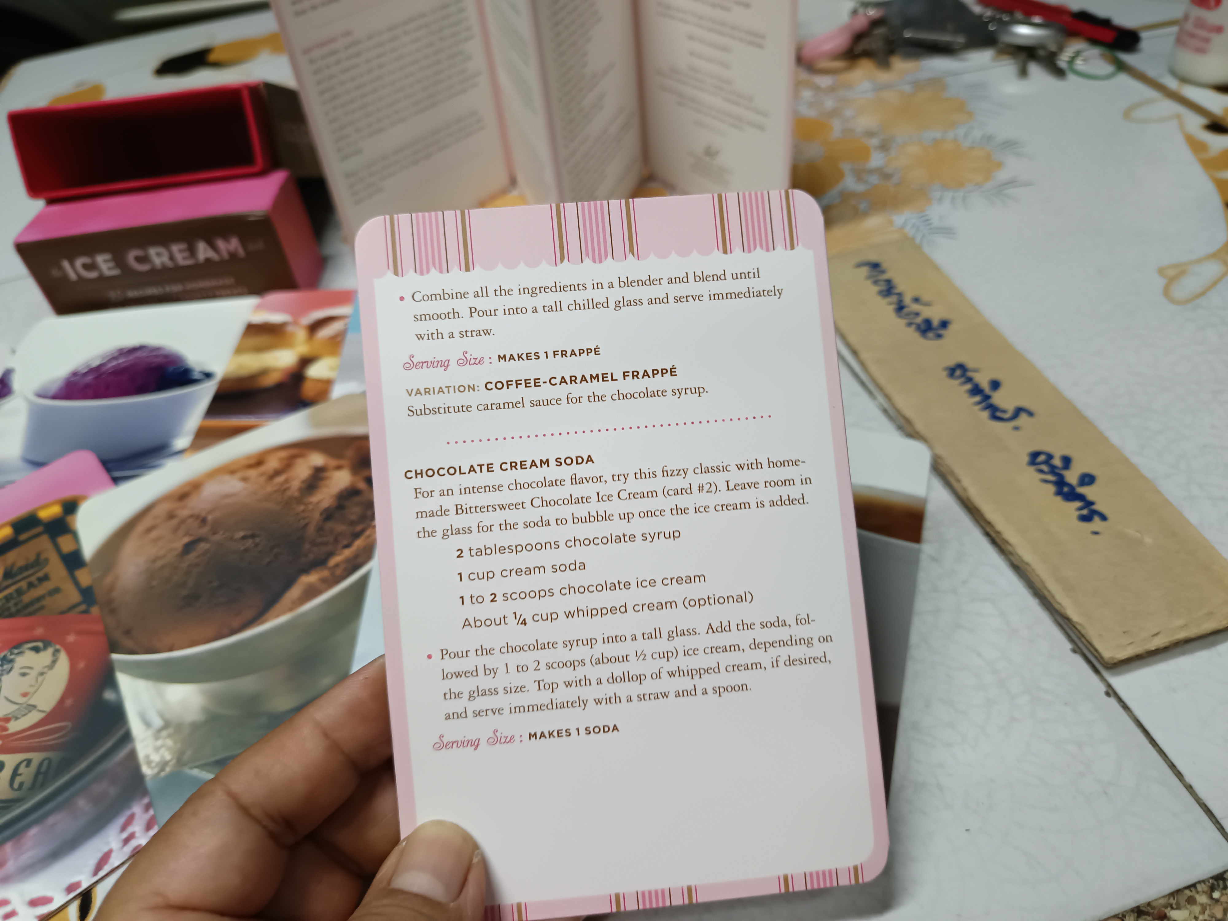 The Ice Cream Deck : 25 Recipes for Homemade **สินค้าหมด**