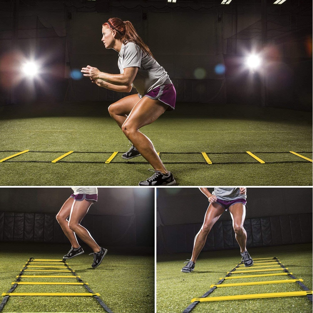 บันไดสปีดแลดเดอร์ บันไดฟิตเนส บันไดฝึกวิ่ง บันไดฝึกกำลังขา Speed Ladder (WW)