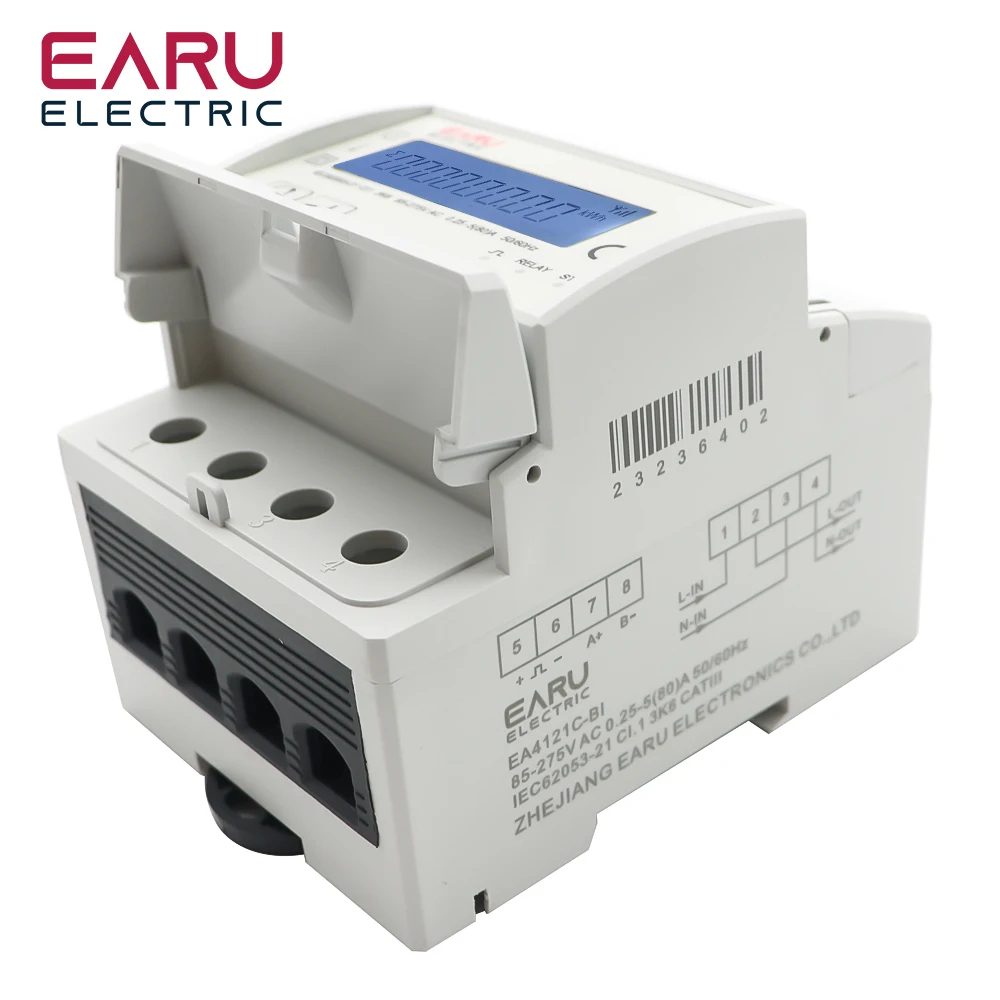 Tuya 80A WiFi 220 V 1 phase smart power meter Energy Meter kWh (Tuya App)