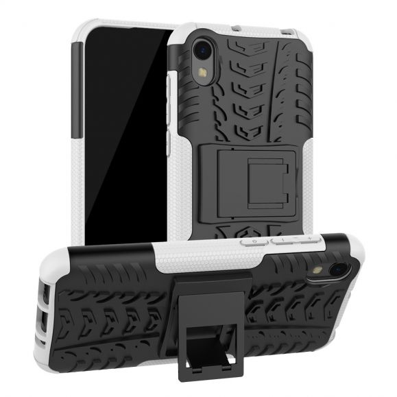 Case Huawei Y5 2019 #เคสฝาหลังกันลื่น Cool Tyre Pattern Kickstand (PC + TPU)