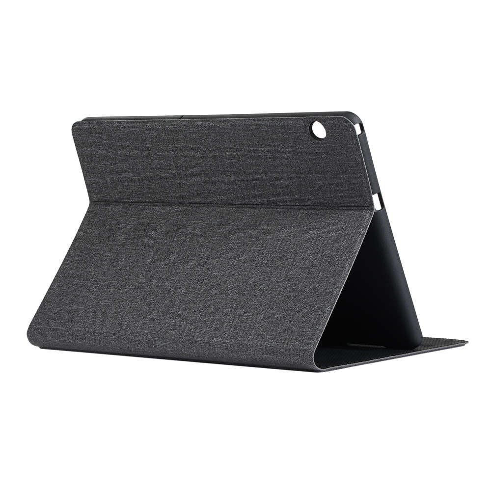 Case Huawei MediaPad T5 10 #เคสฝาพับหนัง PU ผิวเนื้อผ้าพับตั้งได้สีสันสวยงาม