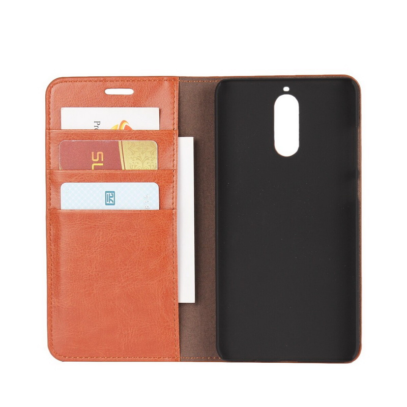 Case Huawei Mate 9 Pro #เคสฝาพับหนังแท้แบบกระเป๋าสตางค์คุณภาพดี Crazy Horse Genuine Leather Cover