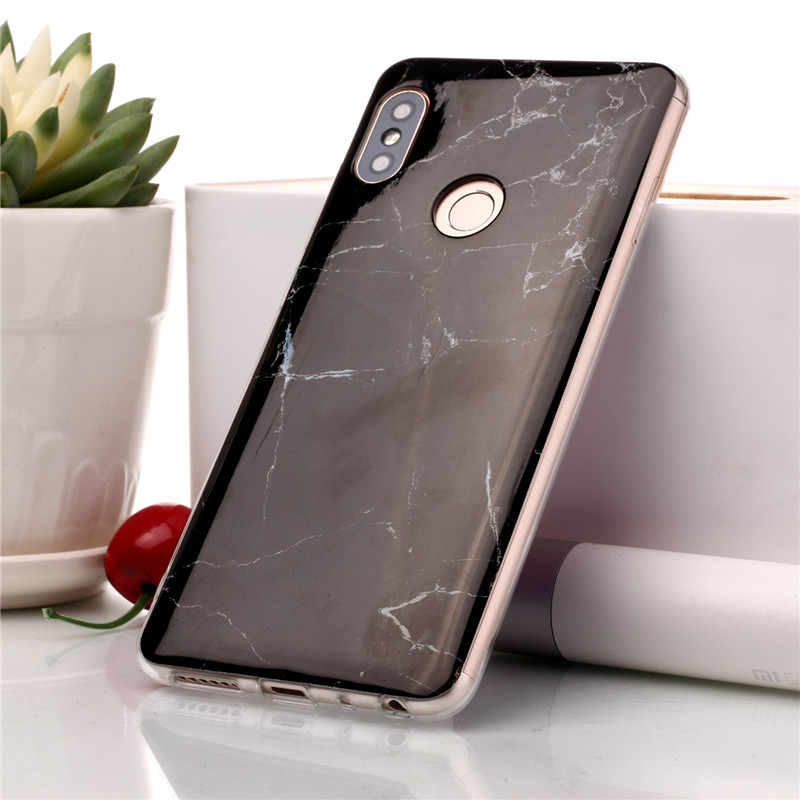 เคส Xiaomi Redmi Note 5 #เคสฝาหลังนิ่มลายหินอ่อน Marble Pattern IMD TPU