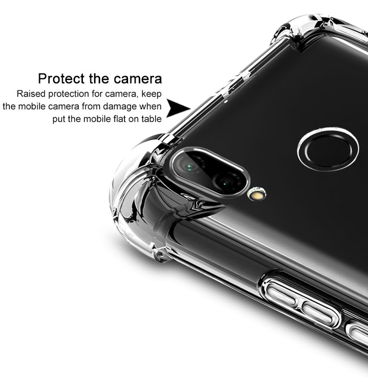 เคส Huawei P20 Lite #เคสฝาหลัง Skin Feel Anti-drop TPU Case + Explosion-proof Screen Film