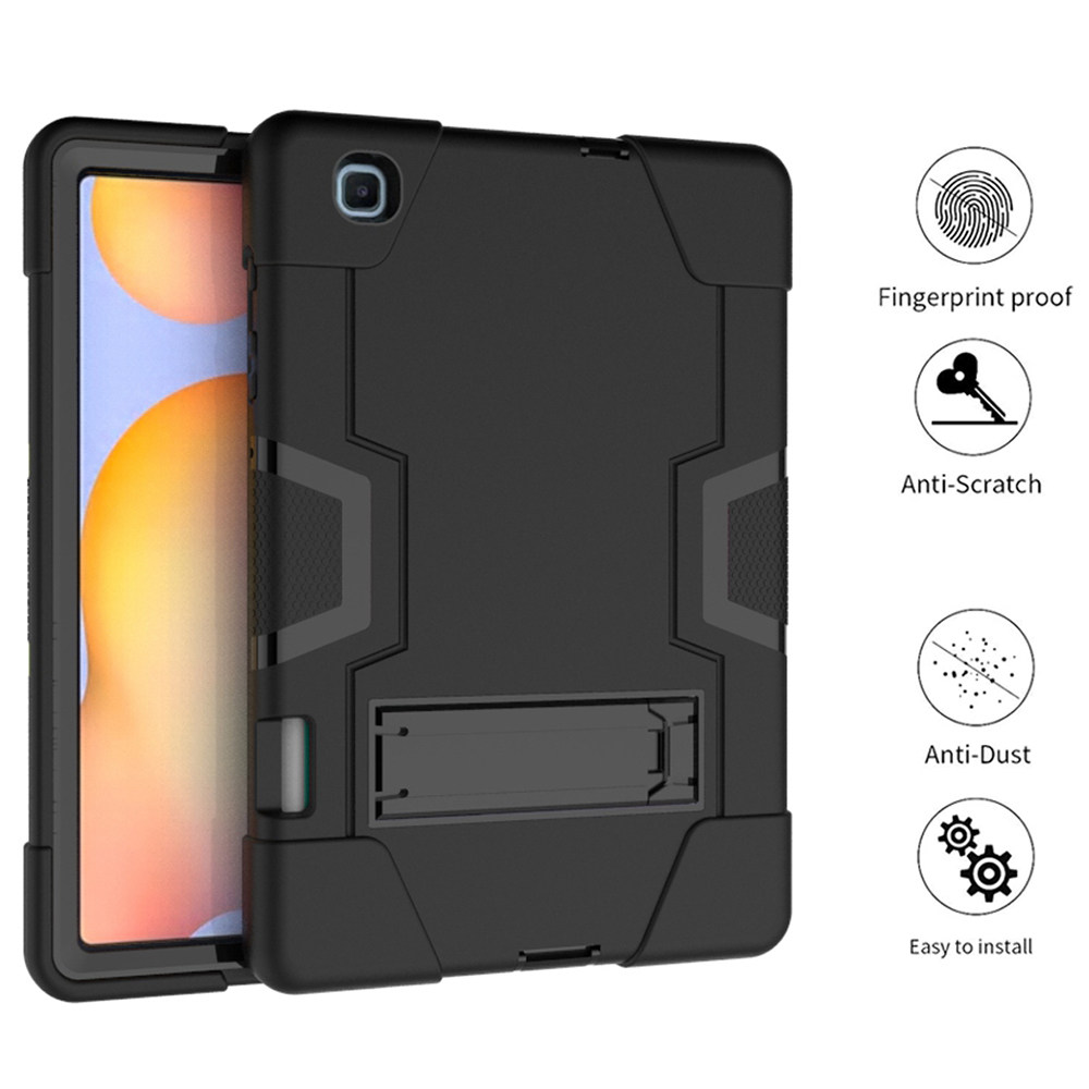 Case Samsung Galaxy Tab S6 Lite 10.4 SM-P610 SM-P615 SM-P617 #เคสฝาหลังกันกระแทก Full Protection Case 3 in 1 Bracket S-pen Slot