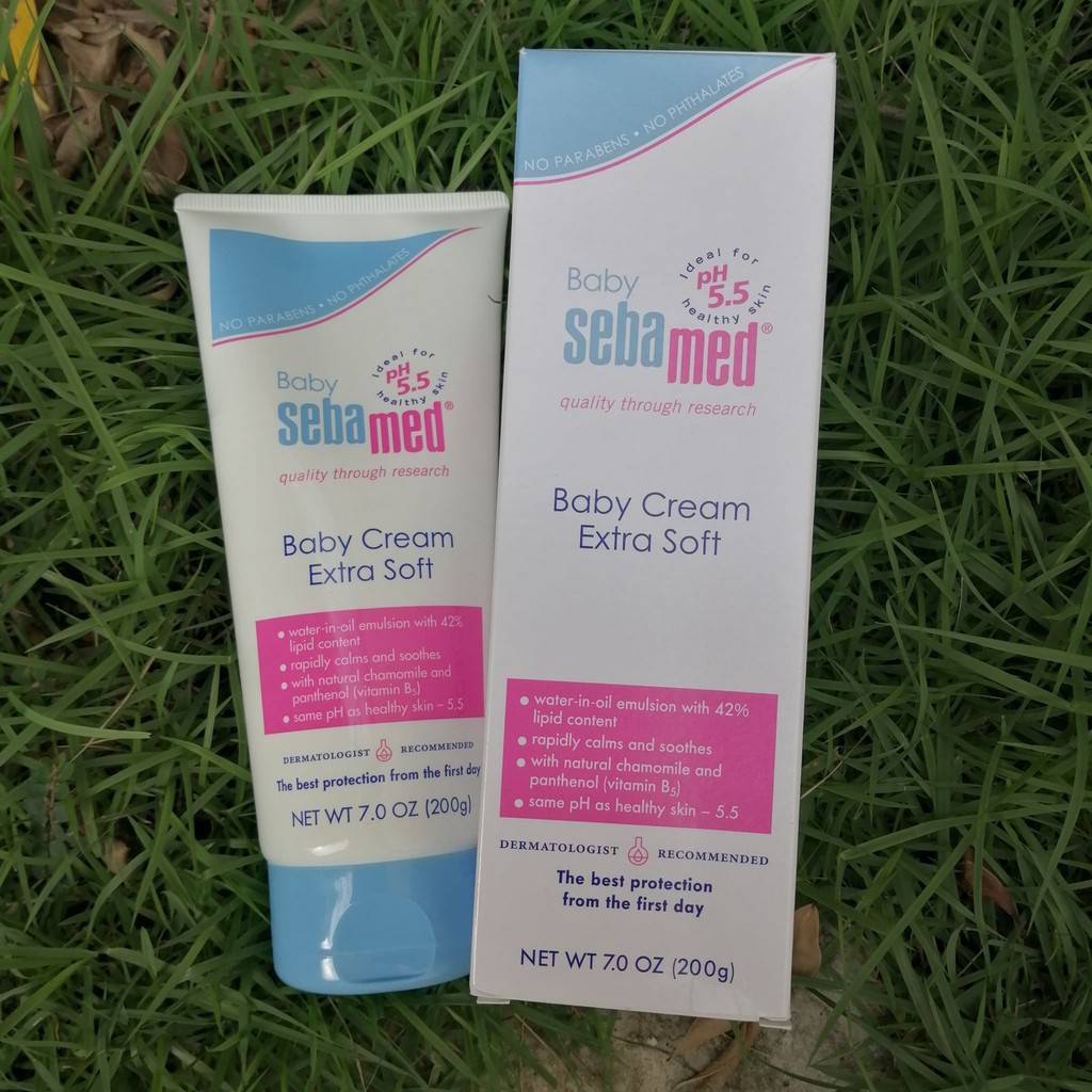 (Pre Order) Sebamed® Baby Cream Extra Soft 200g ซีบาเมด ครีมดูแลและปกป้องผิวชนิดเข้มข้น สำหรับผิวทารกที่บอบบาง pH 5.5 ผ่านการทดสอบทางผิวหนังและคลีนิค