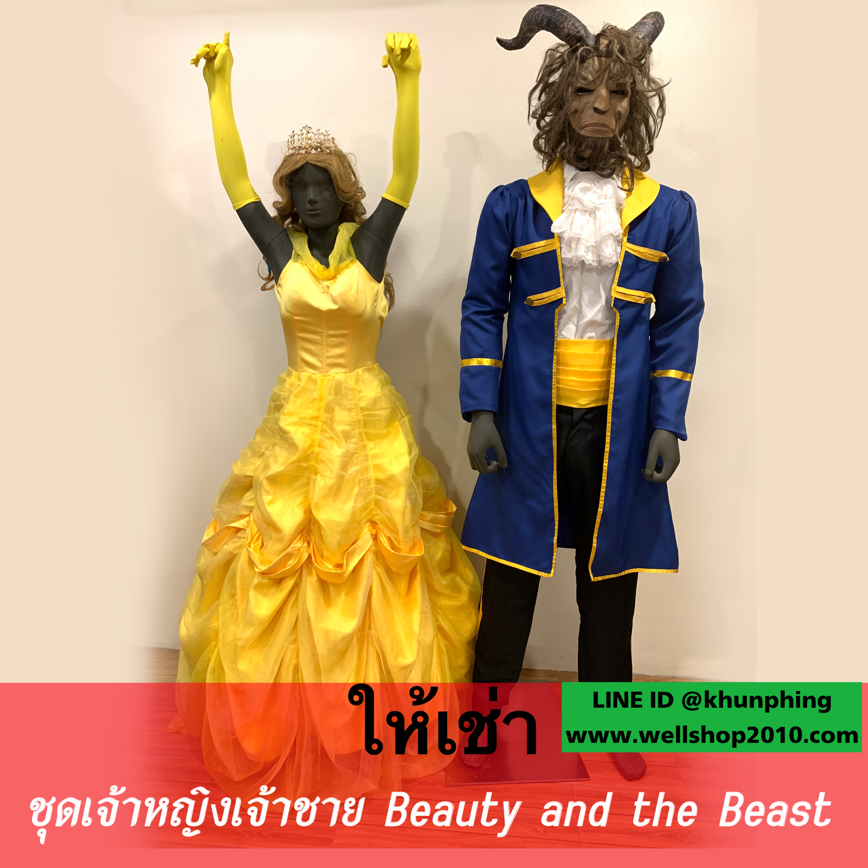 ชุดเจ้าหญิง Beauty and The Beast