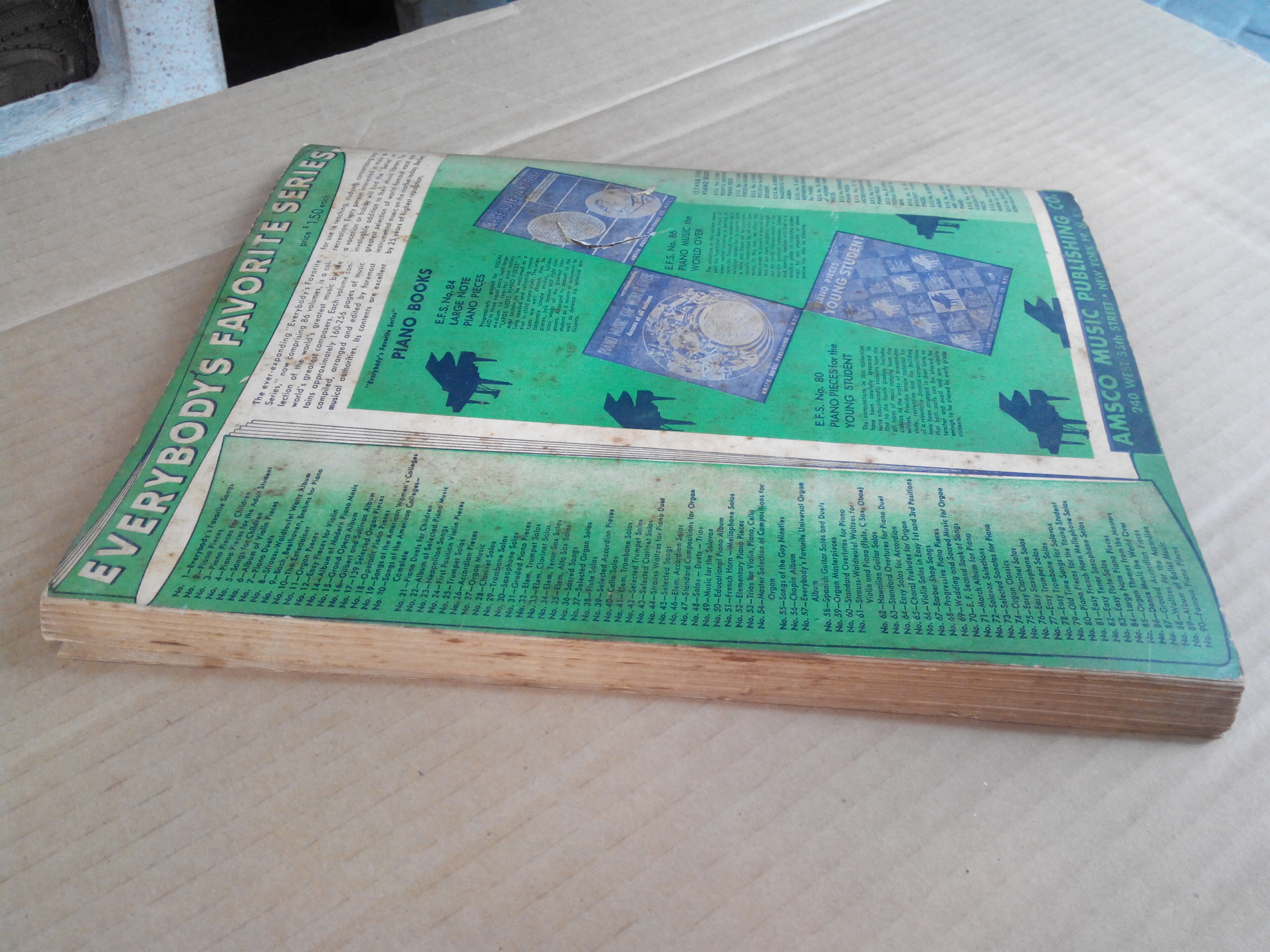 Piano Pieces (Everybody's Favorite Series No. 2)