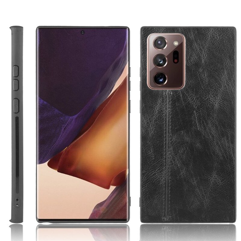 Case Samsung Galaxy Note 20 Ultra / Note 20 Ultra 5G #เคสฝาหลังเคลือบหนัง PU