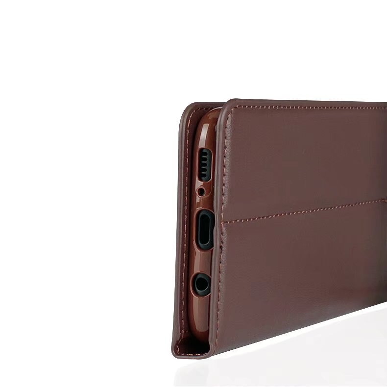 เคส Samsung Galaxy S9+ #เคสฝาพับสไตล์กระเป๋าสตางค์ Business Style PU Leather Wallet