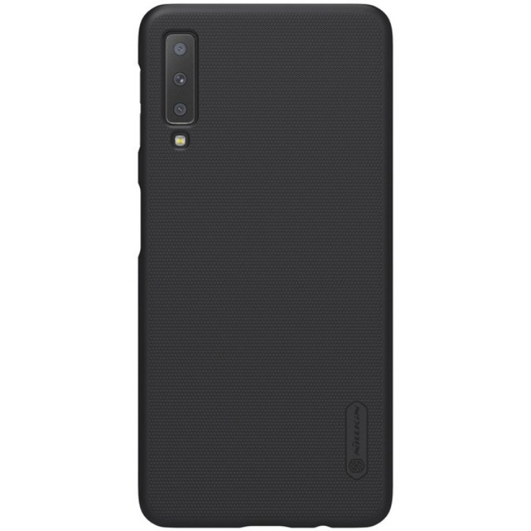 Case Samsung Galaxy A7 (2018) #เคสฝาหลังแข็ง NILLKIN แท้รุ่น Super Frosted Shield Hard Cover คุณภาพดี