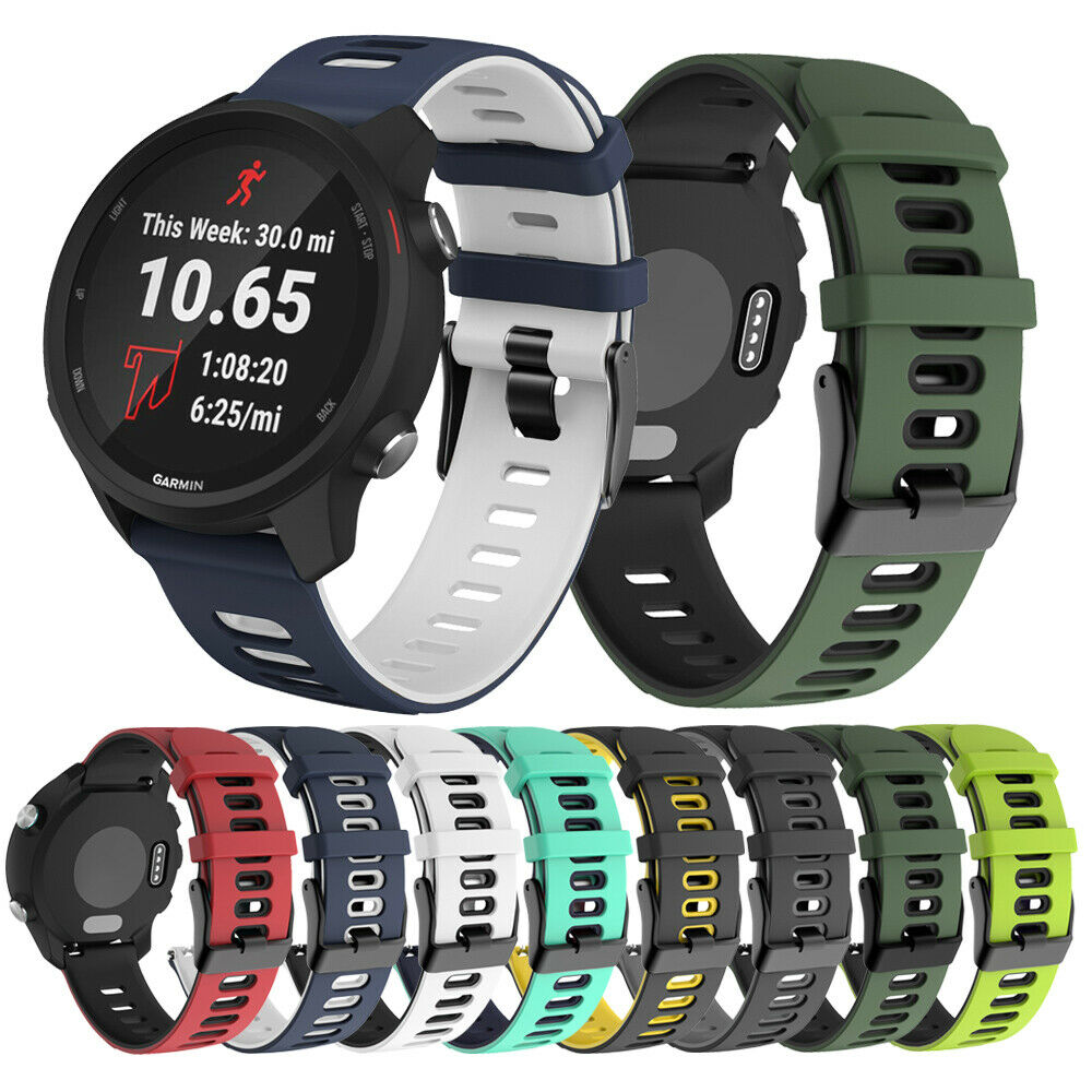 สายนาฬิกาซิลิโคน Garmin Forerunner 245 / 245 Music 645 สายนาฬิกาขนาด 20 มม (AA1)