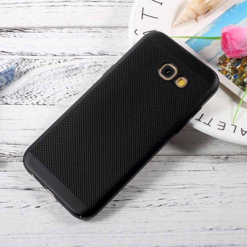 เคส Samsung Galaxy A7 2017 #เคสรูตาข่ายกลวงกระจายความร้อนได้ดี สวยโดดเด่นทันสมัยสีสันสวยงาม